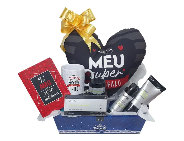 Presente Dia dos Namorados Cesta Amor + Kit Men O Boticário