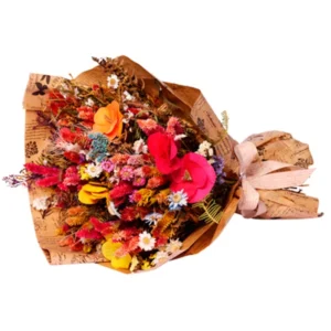 Mega Buquê de Flores Secas Coloridas
