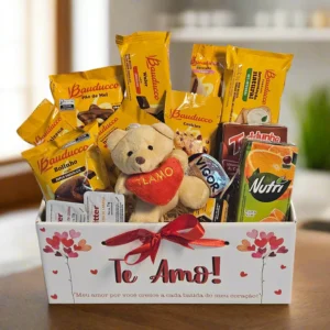 Cesta Café da Manhã Mimo Romântico